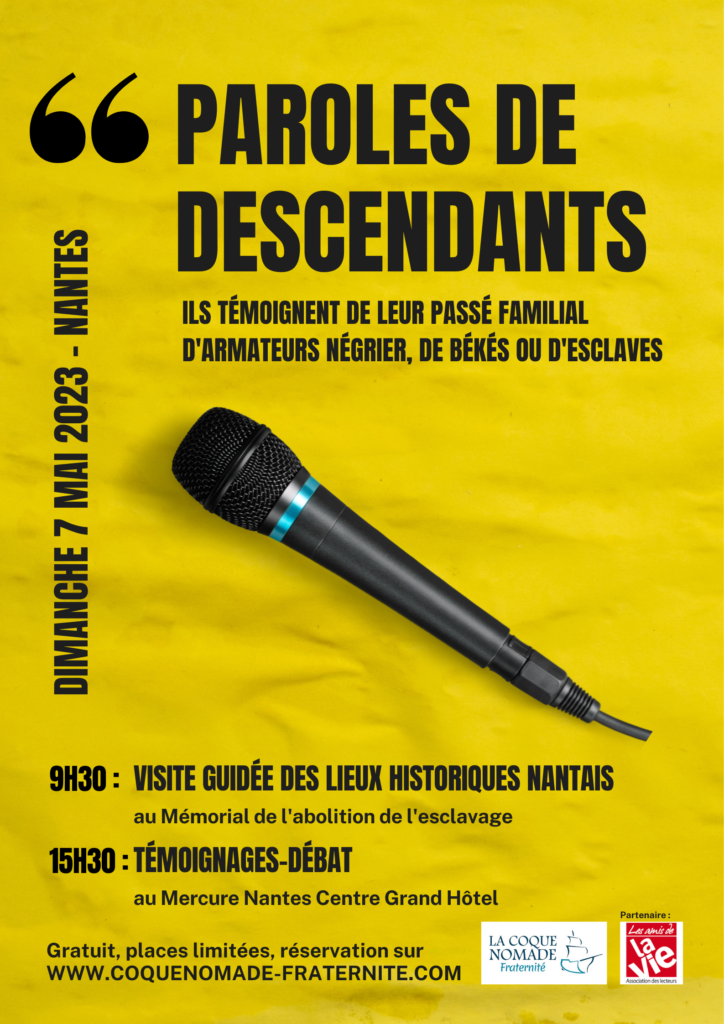 Journée des descendants dimanche 7 mai à Nantes pour commémorer l'esclavage